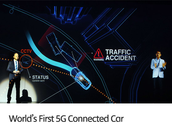True V2x communications realized by the 5G network