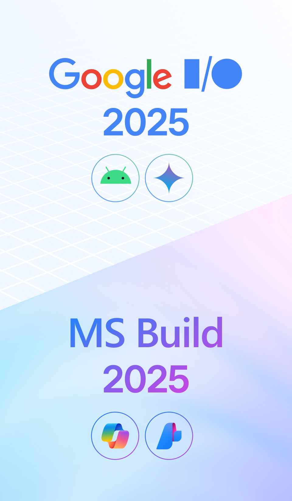 Google I/O와 MS Build 2025<br /> 닮은 듯 다른 AI 전략