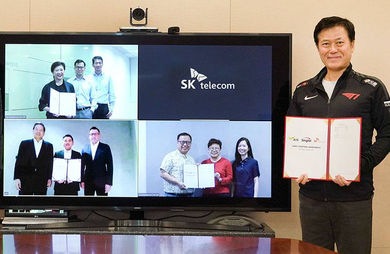 SK Telecom, Singtel and AIS Invest in a New Gaming Joint Venture