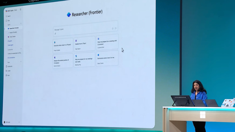 Microsoft Build 2025 발표 모습