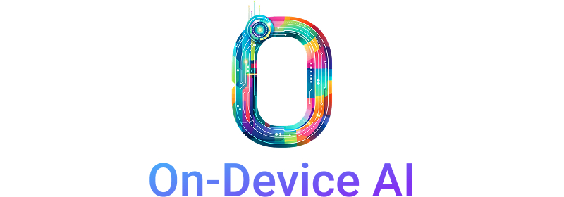 알파벳 O. 영문 텍스트 On-Device AI