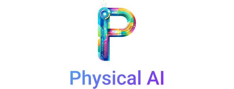 알파벳 P. 영문 텍스트 Physical AI