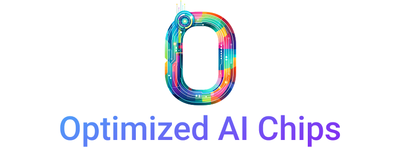 알파벳 O. 영문 텍스트 Optimized AI Chips 
